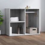 Vidaxl armoire de dressing sonoma gris 80x40x65 cm bois dingénierie 820506 Vidaxl armoire de dressing sonoma gris 80x40x65 cm bois dingénierie 820506