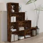 Vidaxl armoire � livres ch�ne fum� 155x24x160 cm 815360