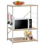 Vidaxl armoire  micro - ondes blanc et chne 60x396x795 cm 288237