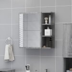 Vidaxl armoire à miroir de salle de bain sonoma gris 625x205x64 cm 826352 Vidaxl armoire à miroir de salle de bain sonoma gris 625x205x64 cm 826352