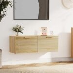 Vidaxl armoire murale ch�ne sonoma 100x365x35 cm bois ding�nierie 812945