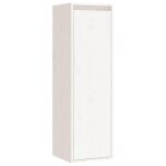Vidaxl armoire murale blanc 30x30x100 cm bois de pin massif 813507