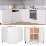 Vidaxl armoire de plancher dangle armoire de rangement avec tagre meuble de cuisine salle  manger ...