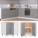 Vidaxl armoire de plancher dangle armoire de rangement avec tagre meuble de cuisine salle  manger ...