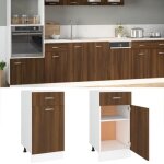 Vidaxl armoire de plancher à tiroir armoire de cuisine armoire de rangement meuble de rangement intérieur ... Vidaxl armoire de plancher à tiroir armoire de cuisine armoire de rangement meuble de rangement intérieur ...