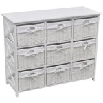 Vidaxl armoire de rangement blanc 242433
