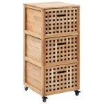 Vidaxl armoire de salle de bains 41 x 41 x 91 cm bois de noyer massif