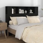Vidaxl armoire de tte de lit murale meuble de chambre  coucher tte de lit avec rangement accessoire ...