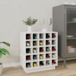 Vidaxl armoire � vin blanc 555x34x61 cm bois de pin massif 821528