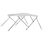 Vidaxl auvent bimini  3 arceaux blanc 183x180x137 cm 92361
