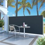 Vidaxl auvent lat�ral r�tractable pare - vue brise - vent jardin balcon patio 45353