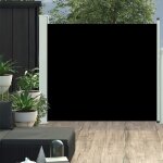 Vidaxl auvent latral rtractable de patio store de terrasse auvent latral de balcon brise - vue abri ...