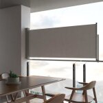 Vidaxl auvent lat�ral r�tractable de patio jardin pare - vue brise - vent terrasse 45186