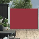 Vidaxl auvent lat�ral r�tractable de patio store lat�ral brise - vue abri soleil jardin terrasse balcon ...
