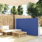 Vidaxl auvent lat�ral r�tractable de patio store lat�ral brise - vue abri soleil jardin terrasse balcon ...
