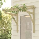 Vidaxl auvent de porte 100x100x100 cm bois de pin massif imprégné Vidaxl auvent de porte 100x100x100 cm bois de pin massif imprégné