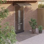 Vidaxl auvent de porte marquise solaire avec support abri protection contre pluie banne entrée porte ... Vidaxl auvent de porte marquise solaire avec support abri protection contre pluie banne entrée porte ...
