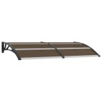 Vidaxl auvent de porte store marquise de porte d?entre marquise daccueil solaire toit abri banne ombre ...