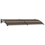Vidaxl auvent de porte store marquise de porte d?entre marquise daccueil solaire toit abri banne ombre ...
