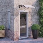 Vidaxl auvent de porte marquise solaire avec support abri protection contre pluie banne entrée porte ... Vidaxl auvent de porte marquise solaire avec support abri protection contre pluie banne entrée porte ...