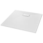 Vidaxl bac de douche receveur de douche rectangulaire salle de bain maison int�rieur trou de drain standard ...