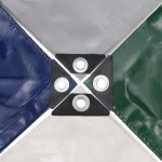 Vidaxl b�che 650 g / m� 4 x 4 m gris