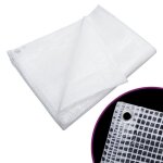 Vidaxl b�che de gaze 140 g - m� 4x4 m blanc 151614