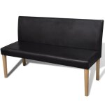 Vidaxl banc 1395 cm marron fonc� similicuir