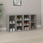 Vidaxl banc � chaussures organisateur de chaussures avec compartiments commode � chaussures avec si�ge ...