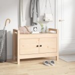 Vidaxl banc dentre 80x40x60 cm bois de pin massif 821779