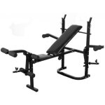 Vidaxl banc de musculation complet appareil pliable fitness salle de gym 90138