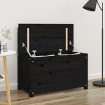 Vidaxl banc banc de rangement avec dossier coffre de rangement pour entre meuble de salon salle de sjour ...