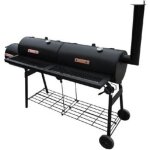 Barbecue à fumoir xl - noir - 173 x 51 x 141 cm Barbecue à fumoir xl - noir - 173 x 51 x 141 cm
