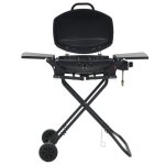 Vidaxl barbecue au gaz portatif zone de cuisson noir cuisine jardin terrasse 44278