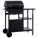 Vidaxl barbecue  gaz avec tablette  3 couches grille dextrieur grille de cuisson barbecue dextrieur ...