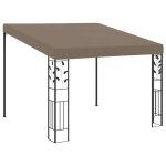 Vidaxl belvédère mural 3x3x25 m taupe Vidaxl belvédère mural 3x3x25 m taupe