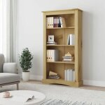 Vidaxl bibliothque 4 niveaux gamme corona pin mexicain 81x29x150 cm 243743