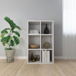 Vidaxl bibliothque / buffet blanc 66x30x978 cm agglomr