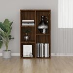 Vidaxl bibliothque - buffet chne marron 50x25x80 cm bois dingnierie 826613