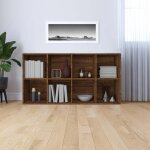 Vidaxl bibliothque - buffet chne marron 66x30x130 cm bois dingnierie 815251