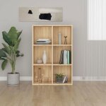 Vidaxl bibliothque / buffet chne sonoma 66x30x978 cm agglomr