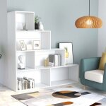 Vidaxl biblioth�que / s�parateur de pi�ce blanc 155x24x160 cm agglom�r�