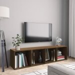 Vidaxl biblioth�que - meuble tv ch�ne marron 143x30x36 cm 815272