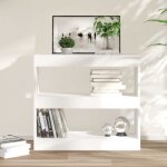 Vidaxl biblioth�que - s�parateur de pi�ce blanc 80x30x72 cm