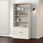 Vidaxl biblioth�que vigo blanc 85x35x170 cm bois massif de pin 353197