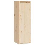 Vidaxl bois de pin massif armoire murale armoire flottante armoire suspendue meuble de rangement salon ...