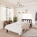 Vidaxl bois de pin massif cadre de lit sommier à lattes lit adulte cadre à lattes sur pied chambre à ... Vidaxl bois de pin massif cadre de lit sommier à lattes lit adulte cadre à lattes sur pied chambre à ...
