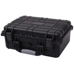 Vidaxl bo�te de protection pour �quipement 406 x 33 x 174 cm noir 142167