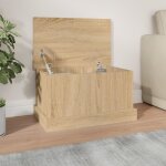 Vidaxl bote de rangement chne sonoma 50x30x28 cm bois dingnierie 816499