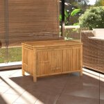 Vidaxl bo�te de rangement de jardin 90x52x55 cm bambou bo�te de rangement ext�rieure bo�te de couverture ...